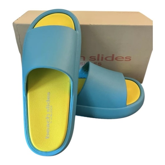 beach slides by J/SLIDES BEACH SLIDES Squish Slide Sandal  NIB - Picture 1 of 4